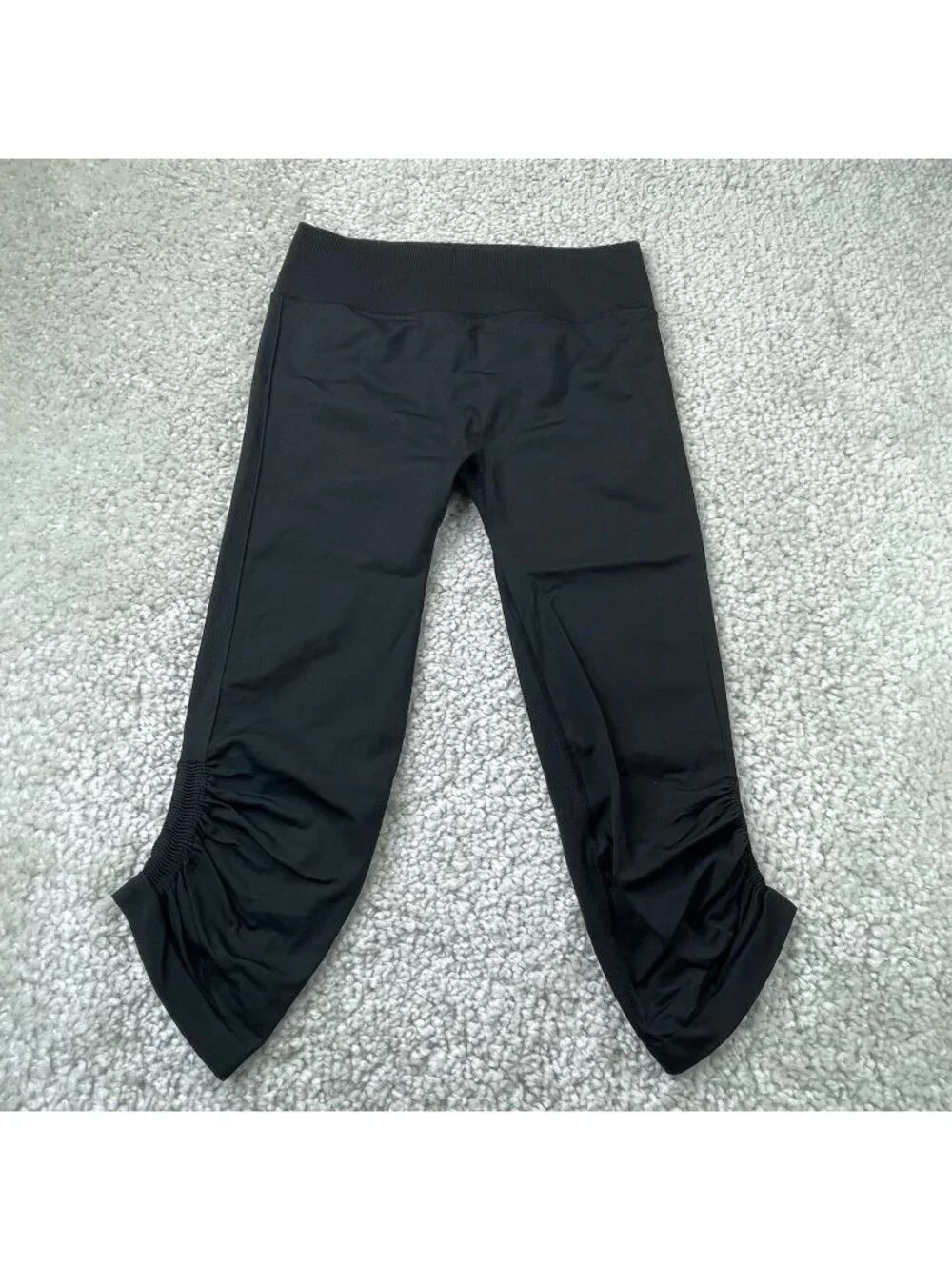 Lululemon Ebb To Street Seamless Cropped Legging Black Womens 10